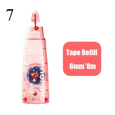 6mm*8m Cute Transparent Dot Glue Tape Decorative Double Sided Tape For Kids Scrapbooking Photo Albums School Office Supplies - 4KsApparels
