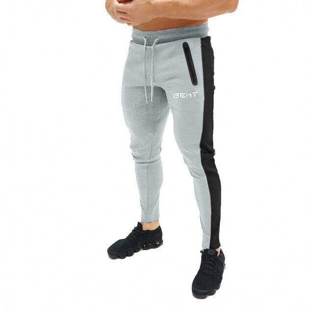 2019 Casual Skinny Pants Mens Joggers Sweatpants Fitness Workout Brand Track pants New Autumn Male Fashion Trousers - 4KsApparels