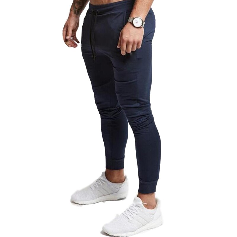 2019 Casual Skinny Pants Mens Joggers Sweatpants Fitness Workout Brand Track pants New Autumn Male Fashion Trousers - 4KsApparels