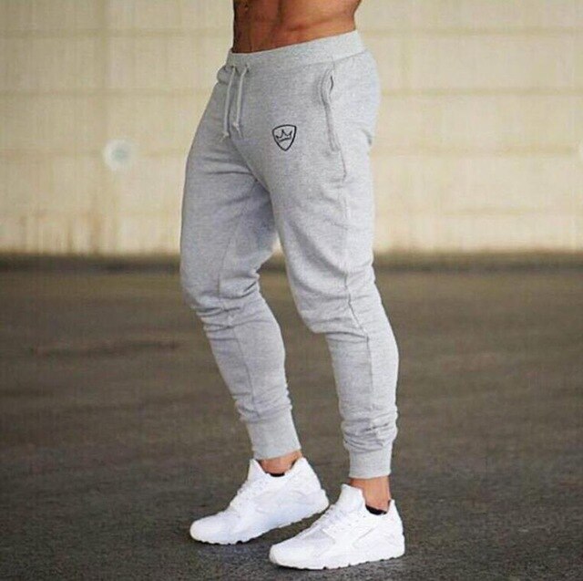 2019 Casual Skinny Pants Mens Joggers Sweatpants Fitness Workout Brand Track pants New Autumn Male Fashion Trousers - 4KsApparels