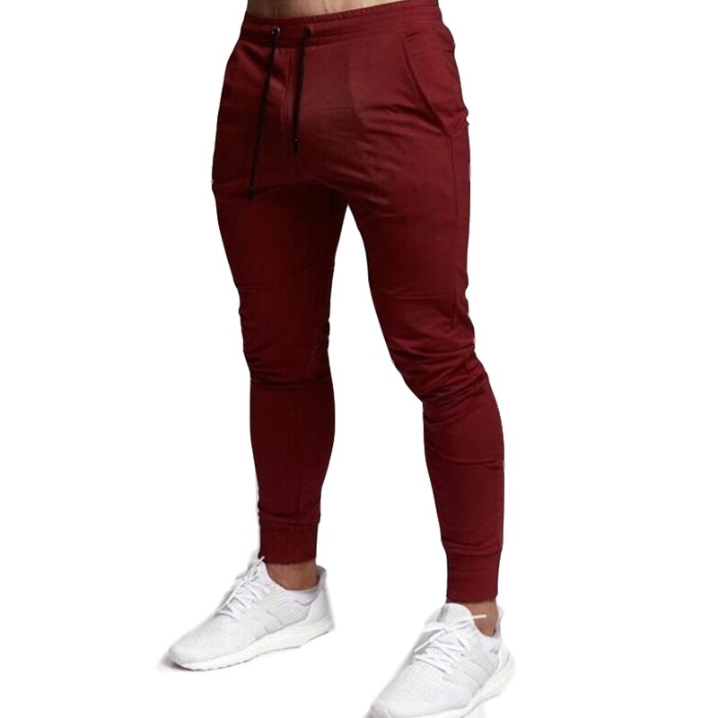 2019 Casual Skinny Pants Mens Joggers Sweatpants Fitness Workout Brand Track pants New Autumn Male Fashion Trousers - 4KsApparels