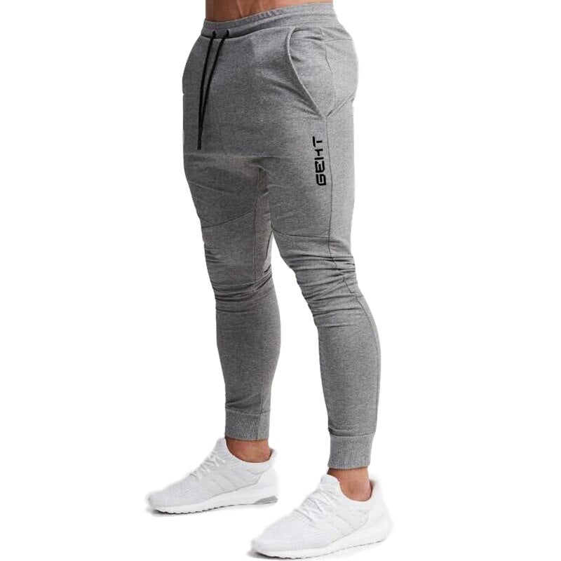 2019 Casual Skinny Pants Mens Joggers Sweatpants Fitness Workout Brand Track pants New Autumn Male Fashion Trousers - 4KsApparels