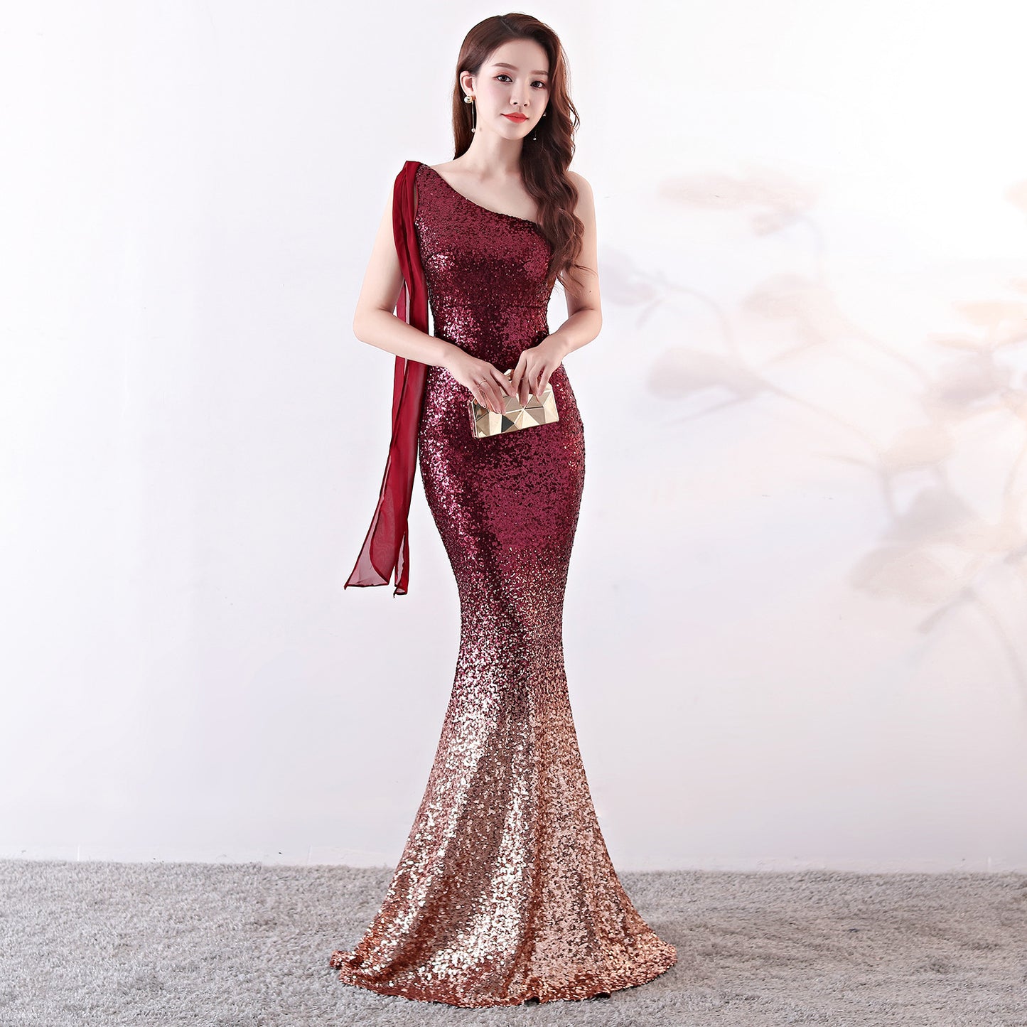 Party dress long banquet slim fit