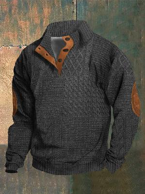 European And American Men's Sweater 3D Digital Series Printing