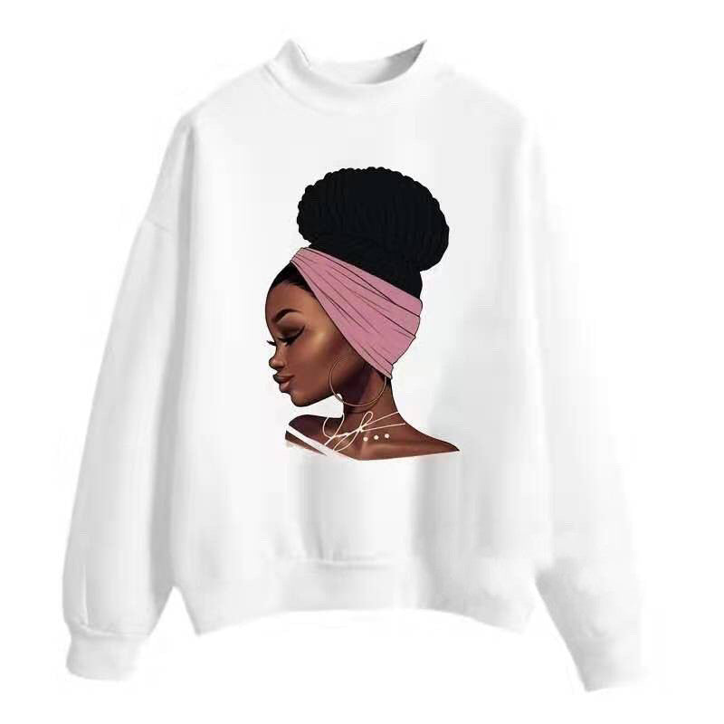 Ladies printed sweater