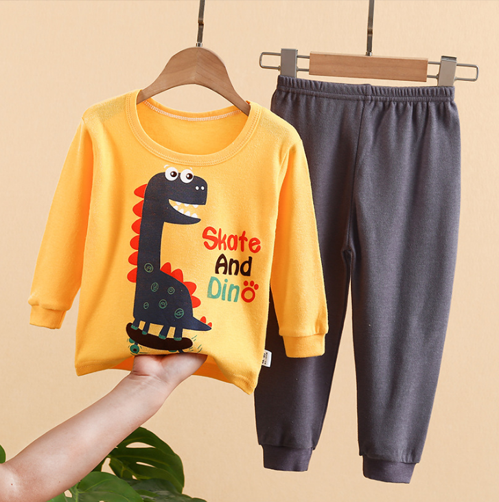 Children's Cartoon Cute Print Home Service Pajamas Set - 4KsApparels