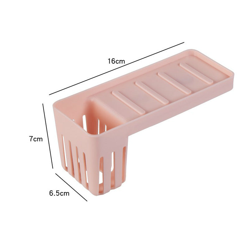 Wall-Absorbing Type Plastic Soap Draining Shelves