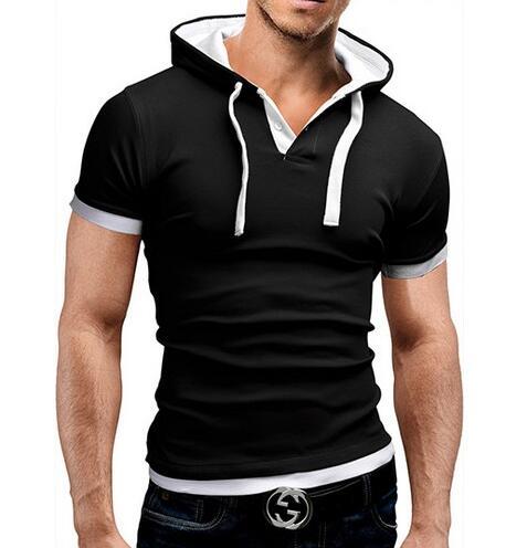 Men Hooded Polo Shirt - 4KsApparels