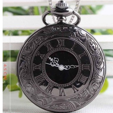 Classic Roman Double Display Pocket Watch