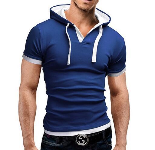 Men Hooded Polo Shirt - 4KsApparels