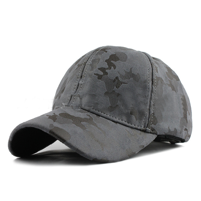 Camouflage suede baseball cap - 4KsApparels