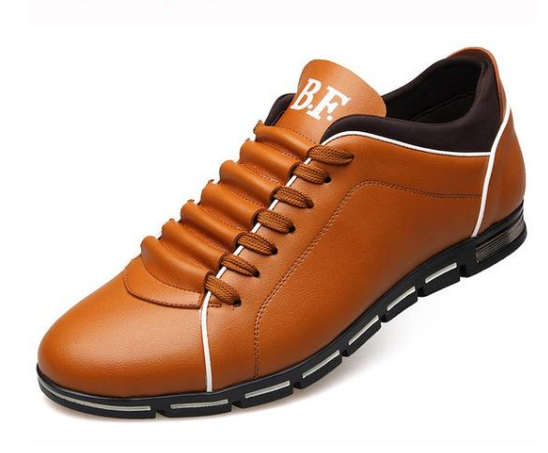 Men Casual Shoes Fashion Leather Shoes for Men Summer Men's Flat Shoes - 4KsApparels