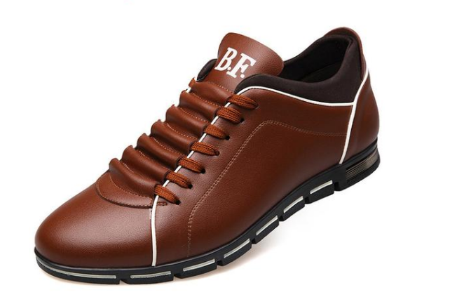 Men Casual Shoes Fashion Leather Shoes for Men Summer Men's Flat Shoes - 4KsApparels