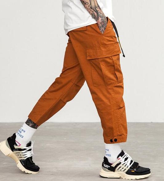 Cargo Calf-Length Jogger Pants - 4KsApparels