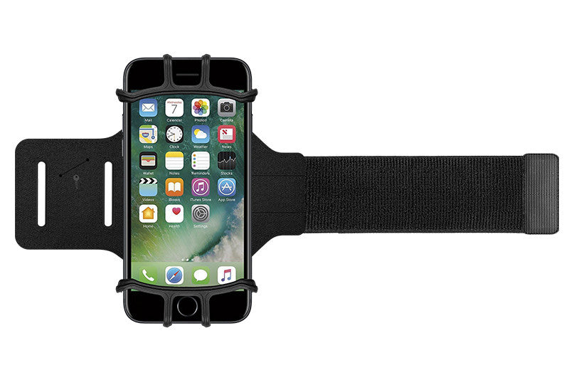 180 Degrees Adjustable Silicone Phone Holder Case Outdoor Sports Arm Band Strap Rotatable Running Armband