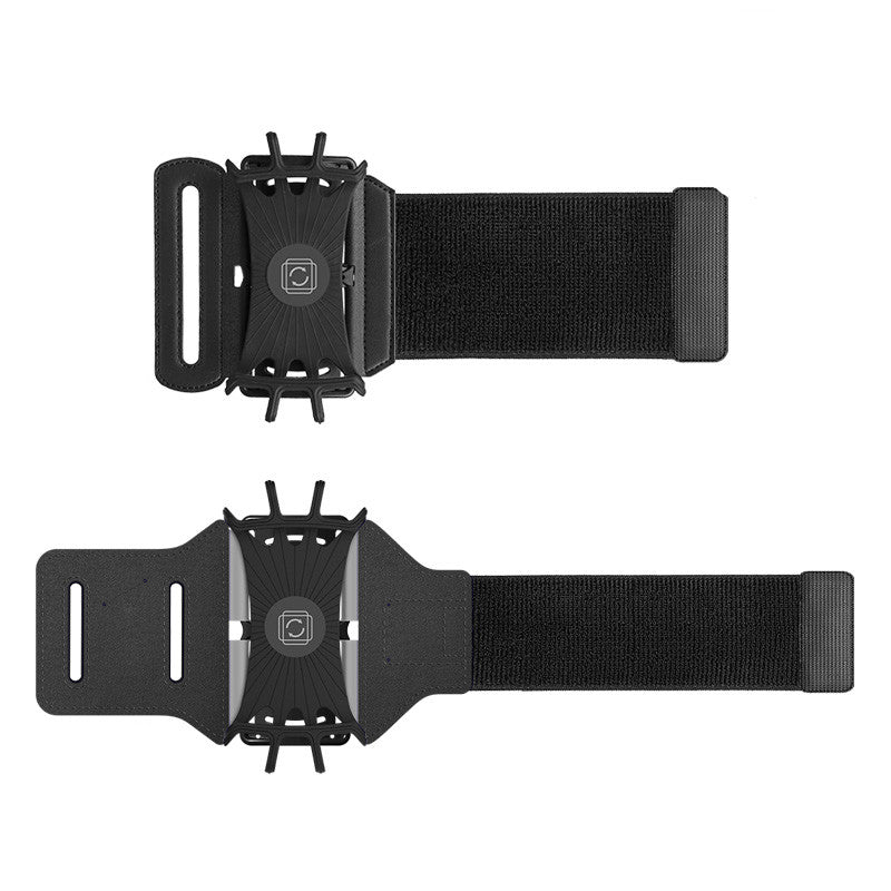 180 Degrees Adjustable Silicone Phone Holder Case Outdoor Sports Arm Band Strap Rotatable Running Armband