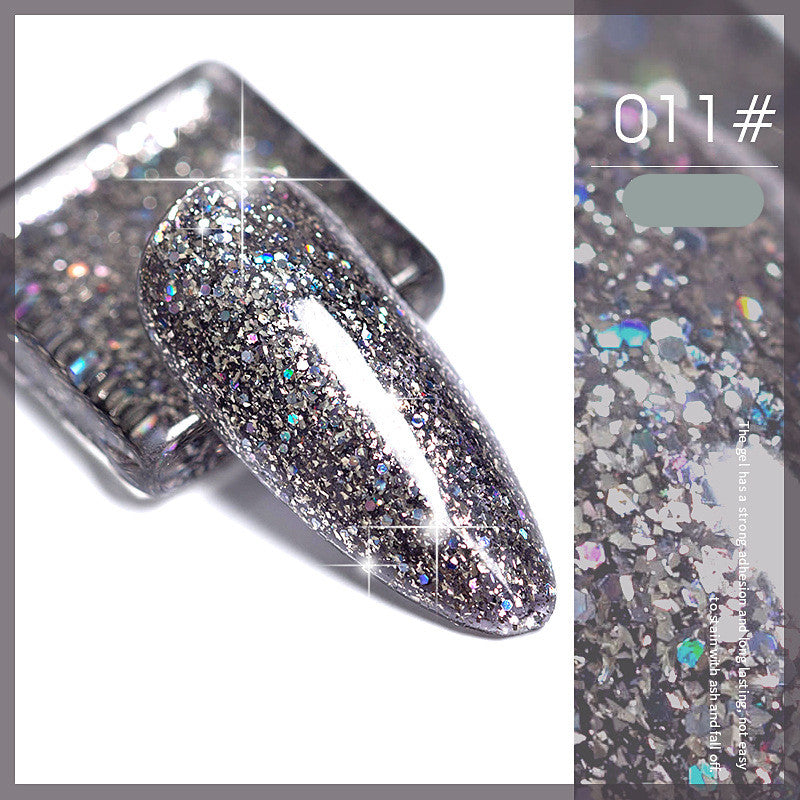 Flash Nail Polish 2021 New Super Flash Micro Diamond Nail Shop Special Sequins