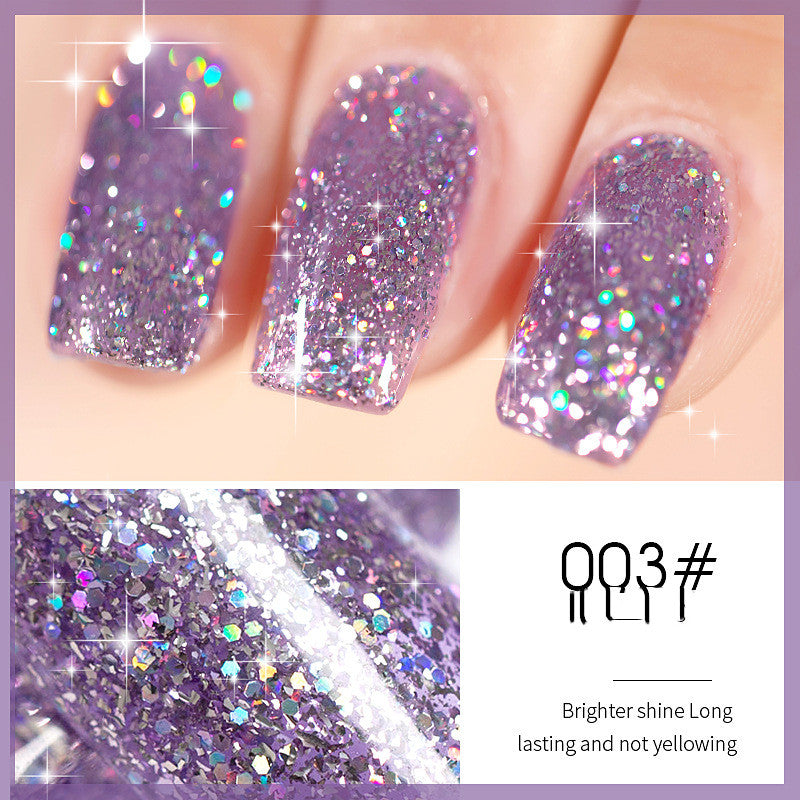 Flash Nail Polish 2021 New Super Flash Micro Diamond Nail Shop Special Sequins