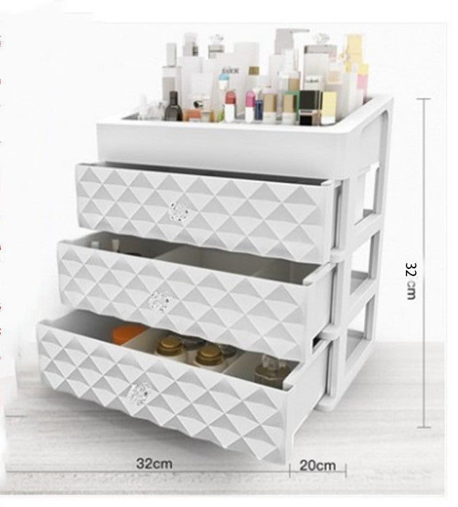 Jewelry-Organizer Lipstick Cosmetic-Case Storage-Box Nail-Oil-Container Drawer Makeup