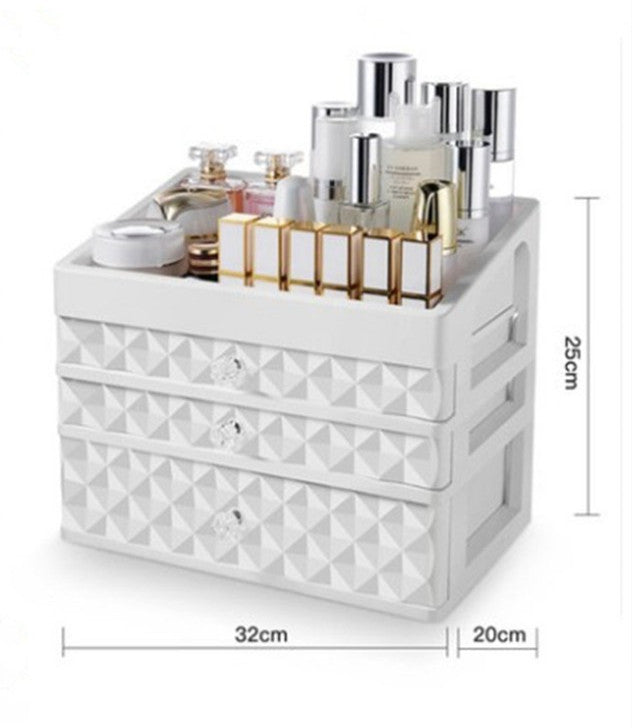 Jewelry-Organizer Lipstick Cosmetic-Case Storage-Box Nail-Oil-Container Drawer Makeup