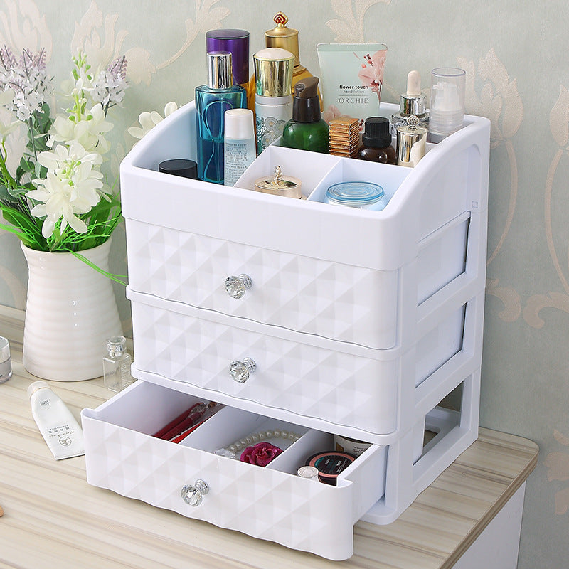 Jewelry-Organizer Lipstick Cosmetic-Case Storage-Box Nail-Oil-Container Drawer Makeup