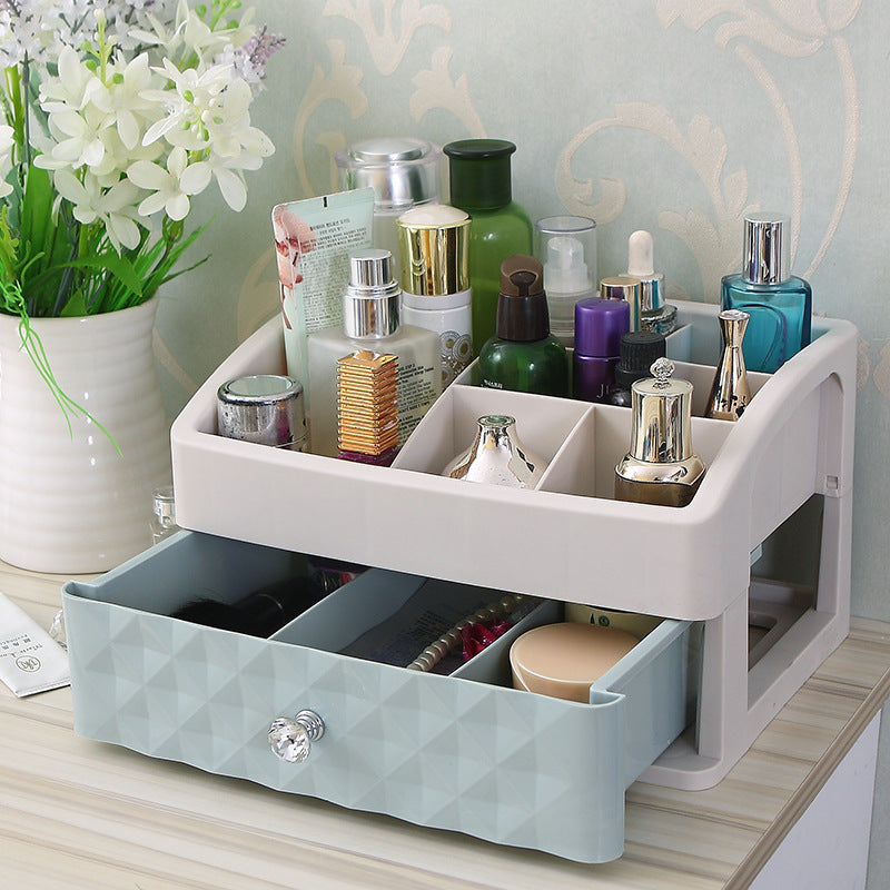 Jewelry-Organizer Lipstick Cosmetic-Case Storage-Box Nail-Oil-Container Drawer Makeup