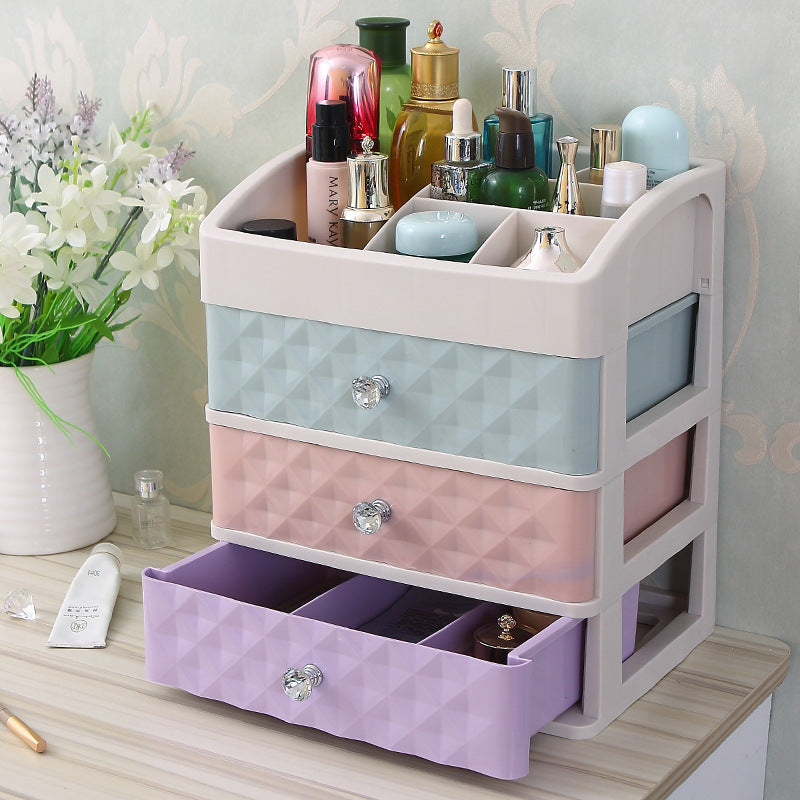 Jewelry-Organizer Lipstick Cosmetic-Case Storage-Box Nail-Oil-Container Drawer Makeup