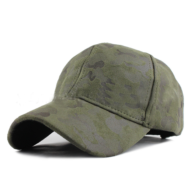 Camouflage suede baseball cap - 4KsApparels