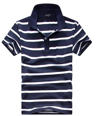 Stripe Men Polo Shirt - 4KsApparels