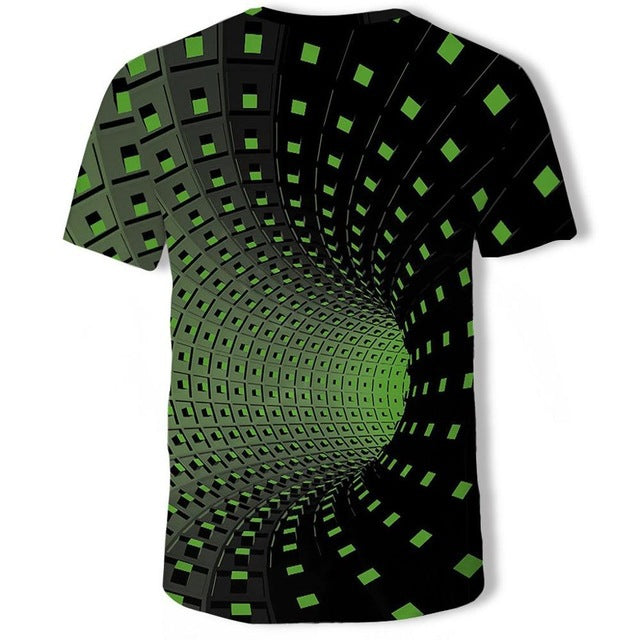 3D swirl print T-shirt - 4KsApparels