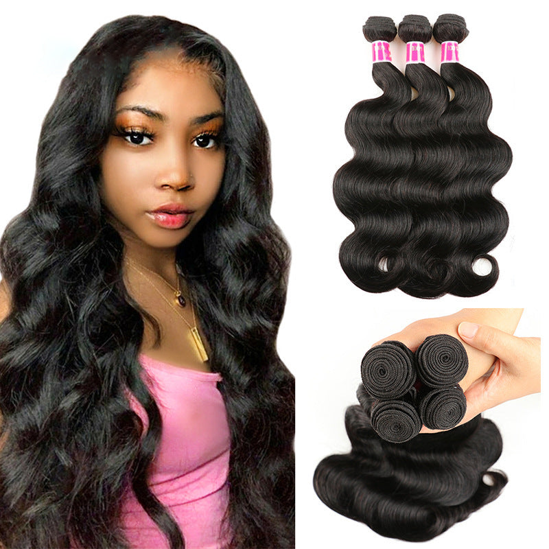 Female Chemical Fiber Hair Curtain Hair Bundle Wig Big Wave