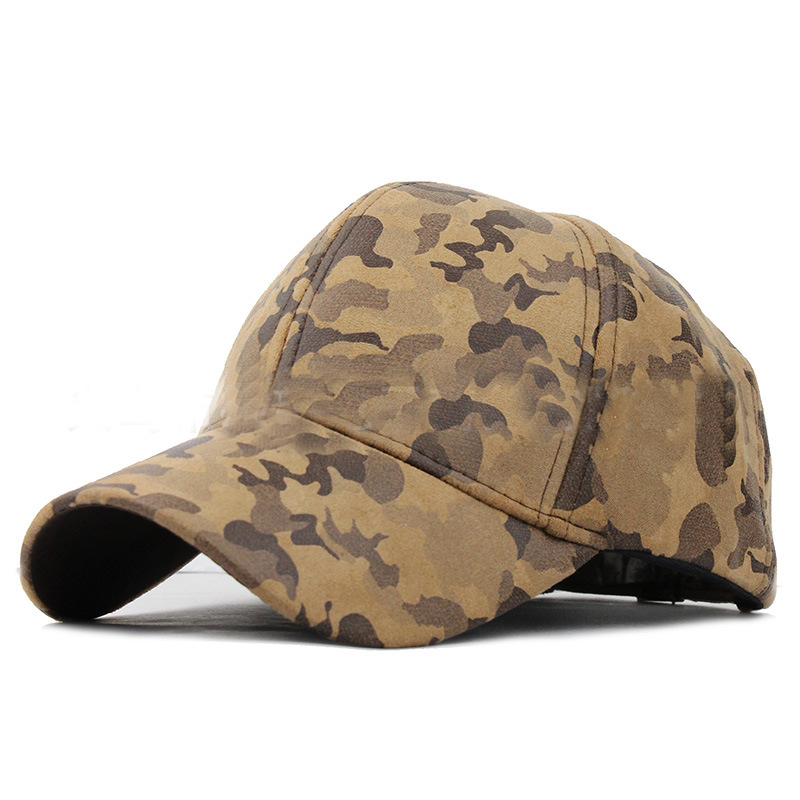 Camouflage suede baseball cap - 4KsApparels