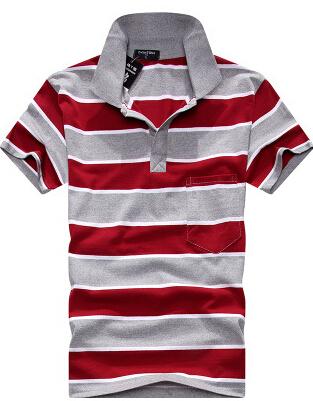 Stripe Men Polo Shirt - 4KsApparels