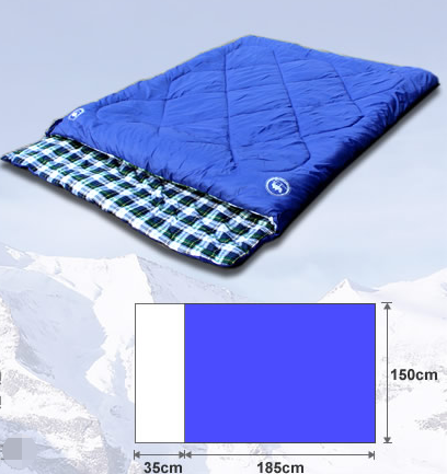 Outdoor double couple sleeping bag