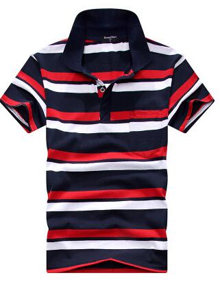 Stripe Men Polo Shirt - 4KsApparels