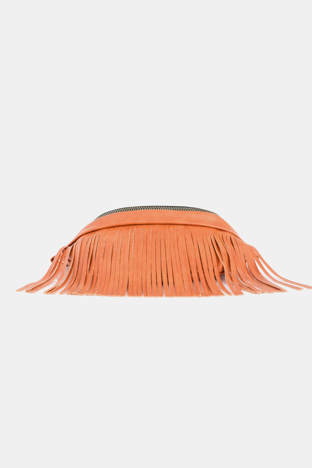 Fringed PU Leather Sling Bag