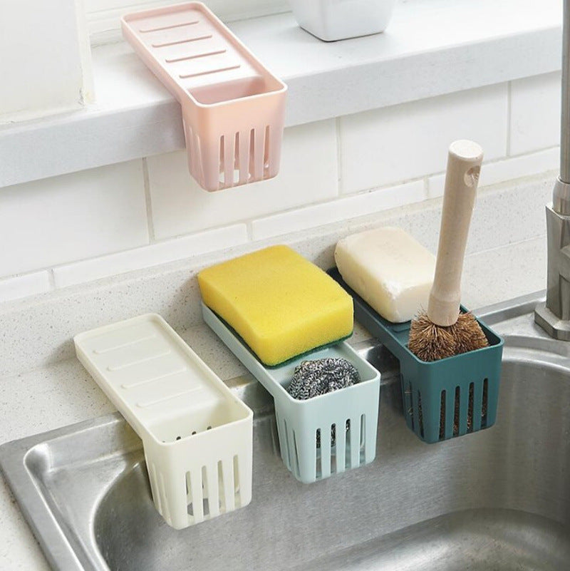 Wall-Absorbing Type Plastic Soap Draining Shelves