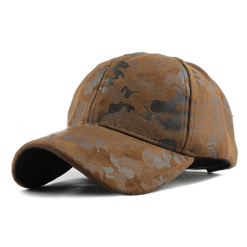 Camouflage suede baseball cap - 4KsApparels