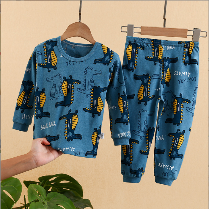 Children's Cartoon Cute Print Home Service Pajamas Set - 4KsApparels