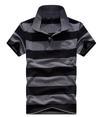 Stripe Men Polo Shirt - 4KsApparels