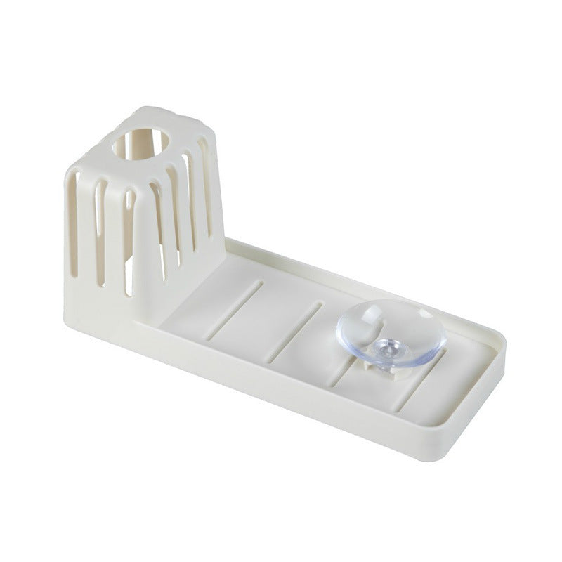 Wall-Absorbing Type Plastic Soap Draining Shelves