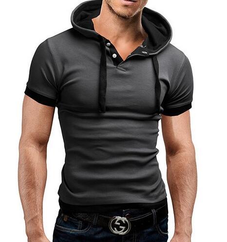 Men Hooded Polo Shirt - 4KsApparels