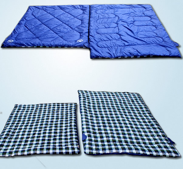 Outdoor double couple sleeping bag