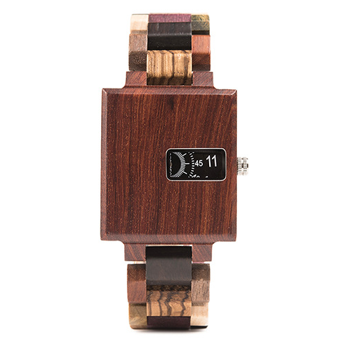 BOBOBIRD new square creative wood watch men's fashion trend wood table