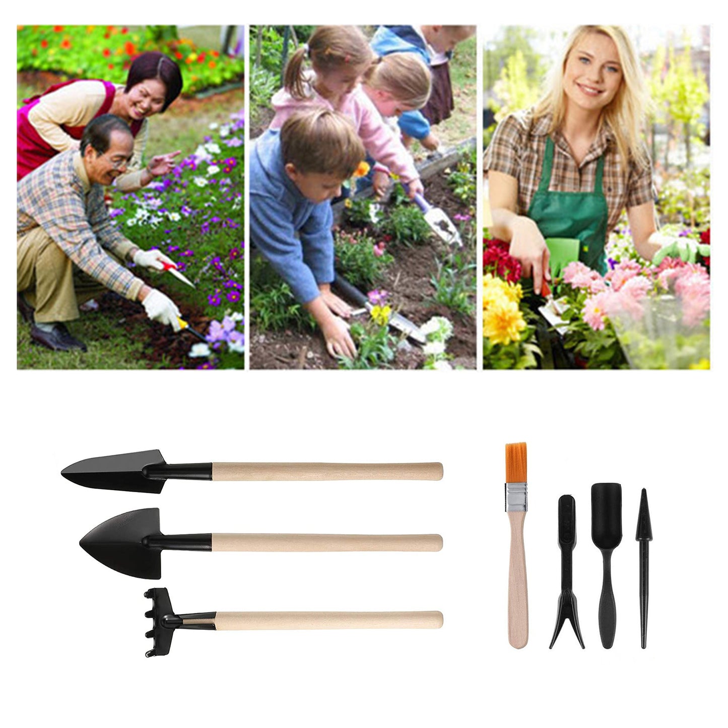 Set Succulent Spray Bottle Seedling Device Watering Kettle Soil Shovel Potted Trim Tube Shovel