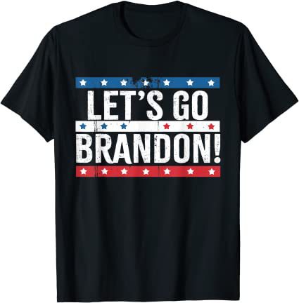 LETS GO BRANDON English Creative Street Round Neck Short-sleeved T-shirt - 4KsApparels