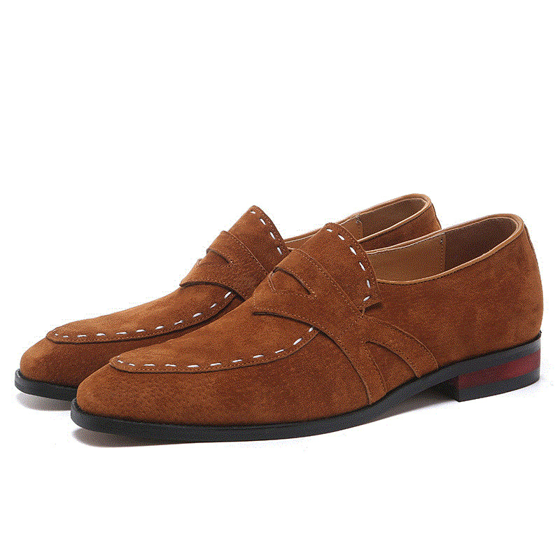 Men's Trendy Fashion Slip-on Matte Leather Tods