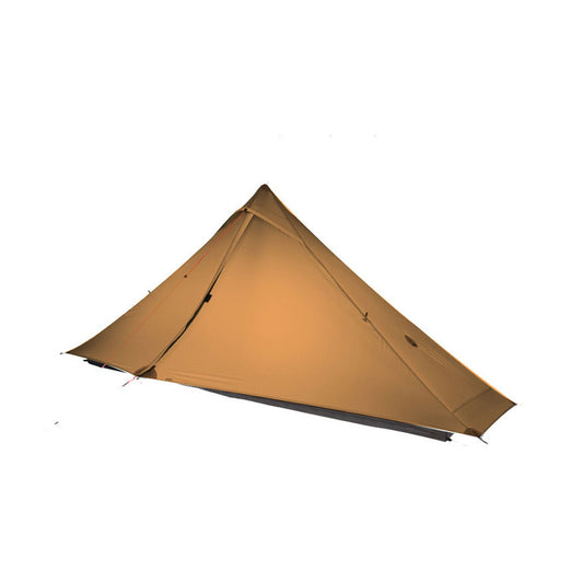 Ultralight poleless single tent