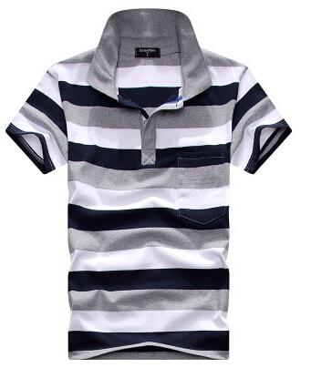 Stripe Men Polo Shirt - 4KsApparels