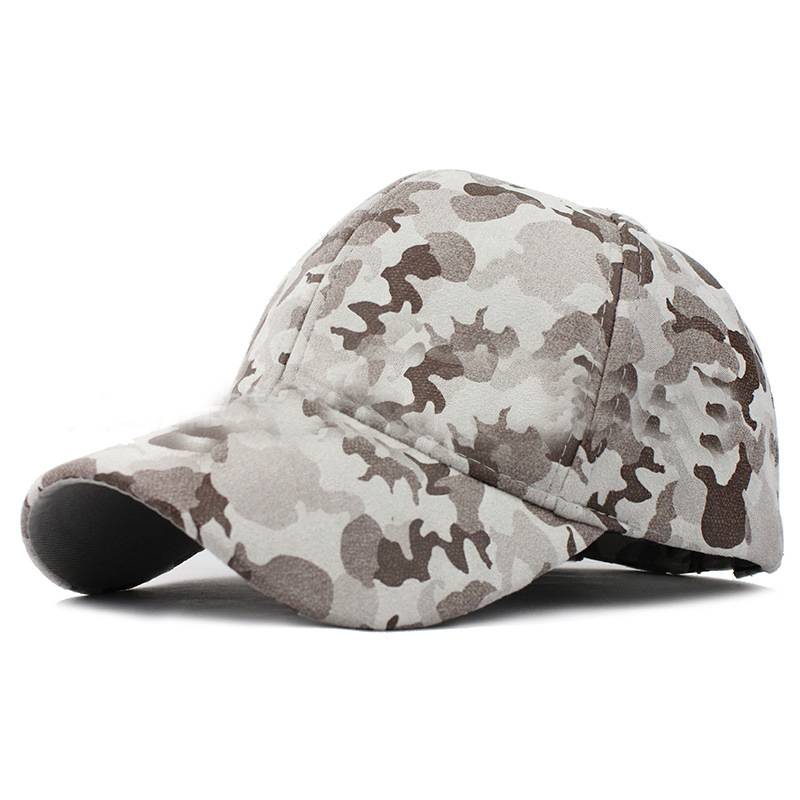 Camouflage suede baseball cap - 4KsApparels